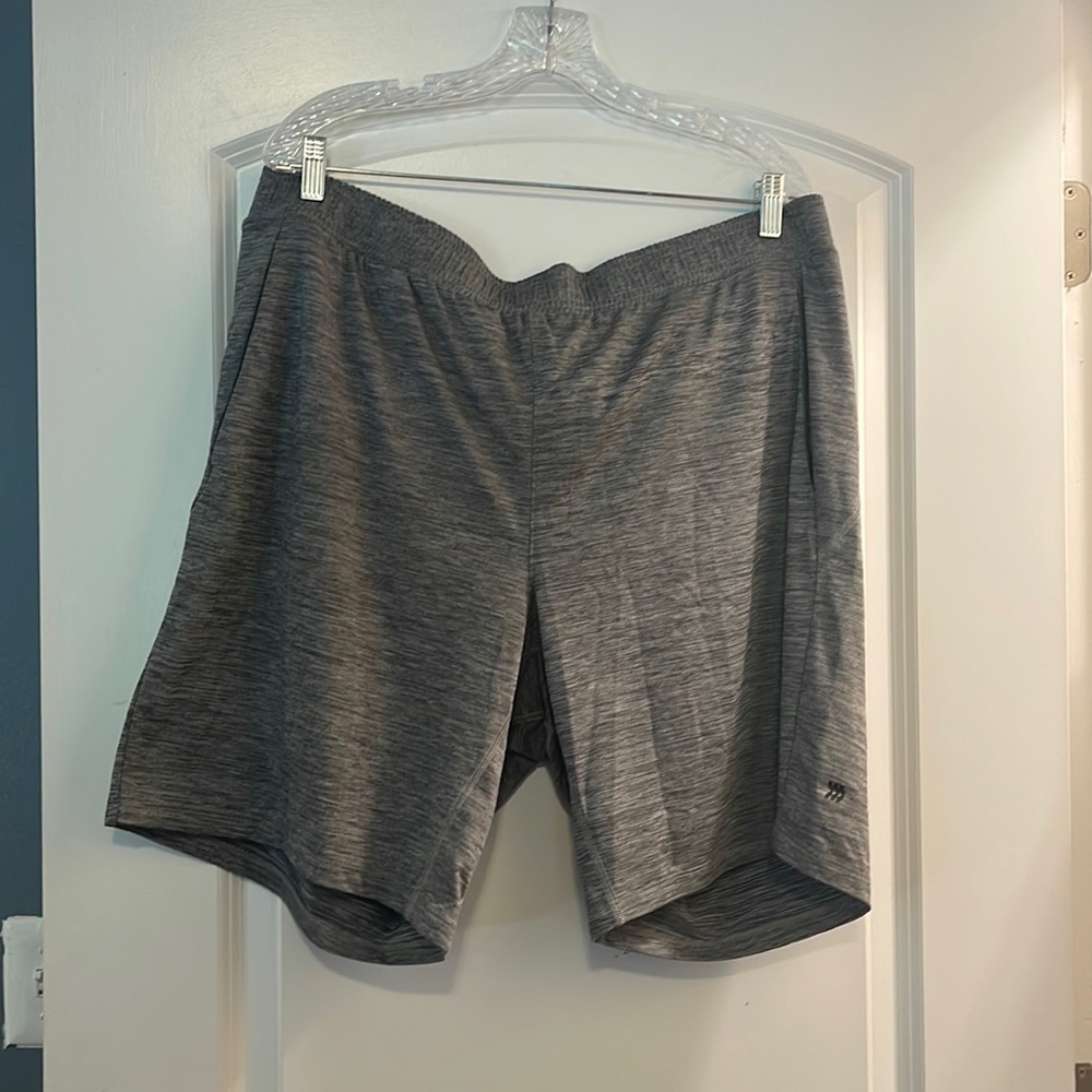 All in motion gray black drawstring  xl shorts